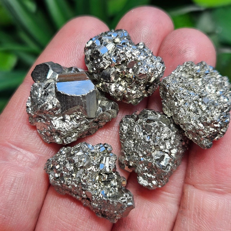 Pyrite Crystal - Pyrite Stone - Fool's Gold Raw Rock - Pyrite Crystals - Pyrite Cluster Quality - Golden Pyrite - Fools Gold Nuggets image 3