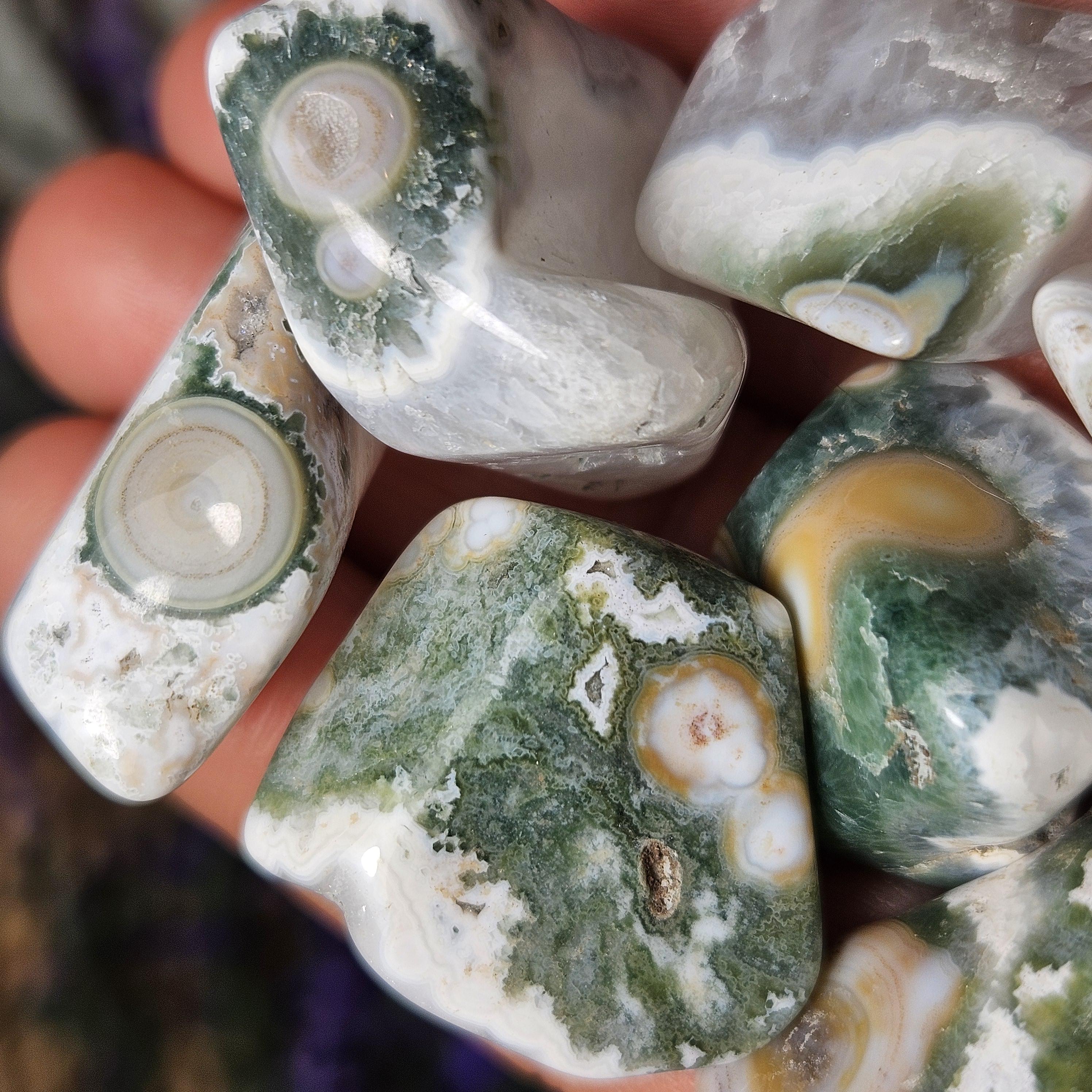 VEIN 8 Ocean Jasper - Orbicular Ocean Jasper - 8th Vein Ocean