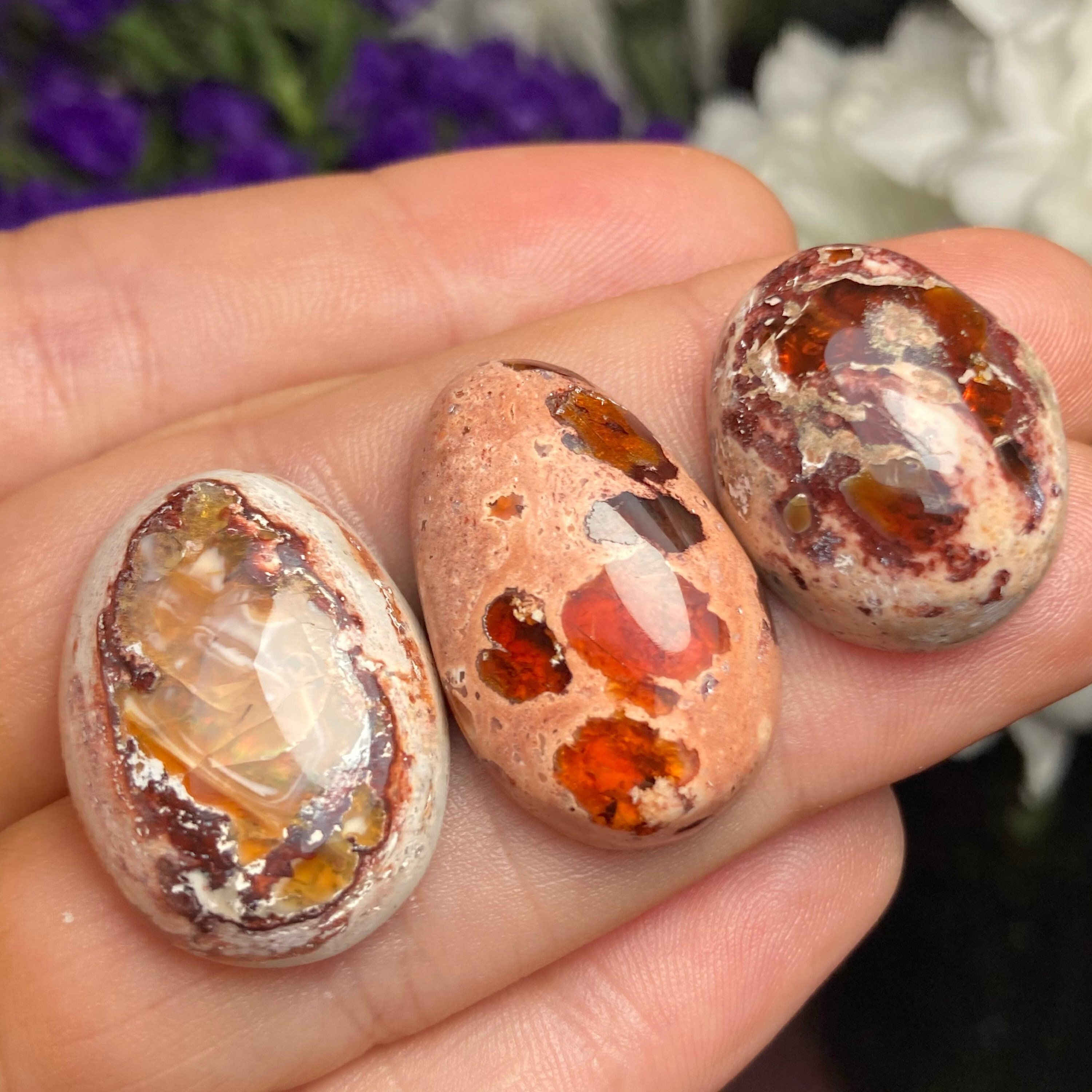 Raw Mexican Fire Opal Stone