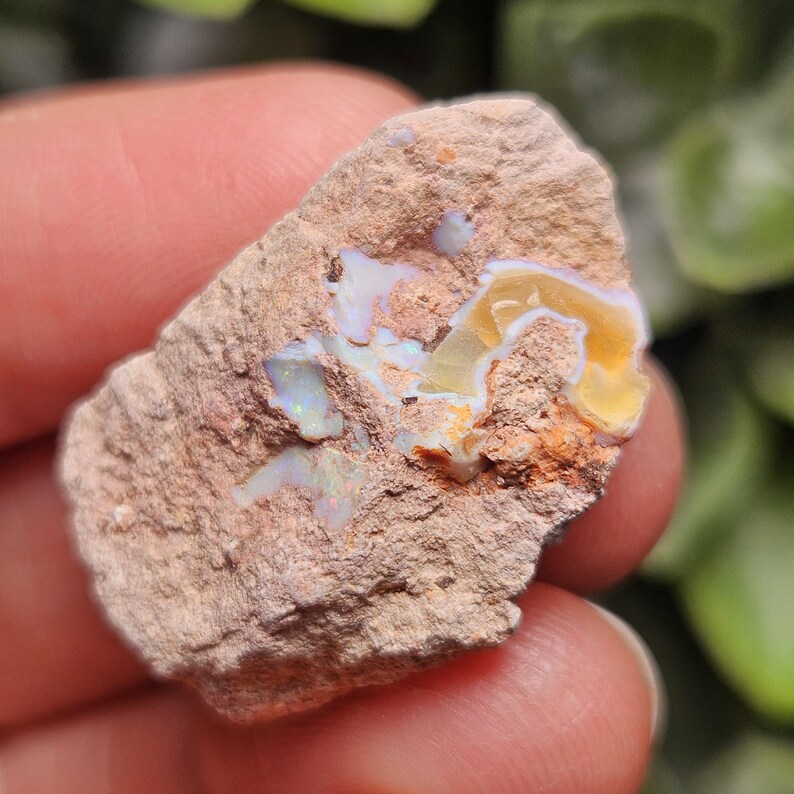 Mexican Fire Opal Crystal, Raw Fire Opal, Rough Specimen image 5