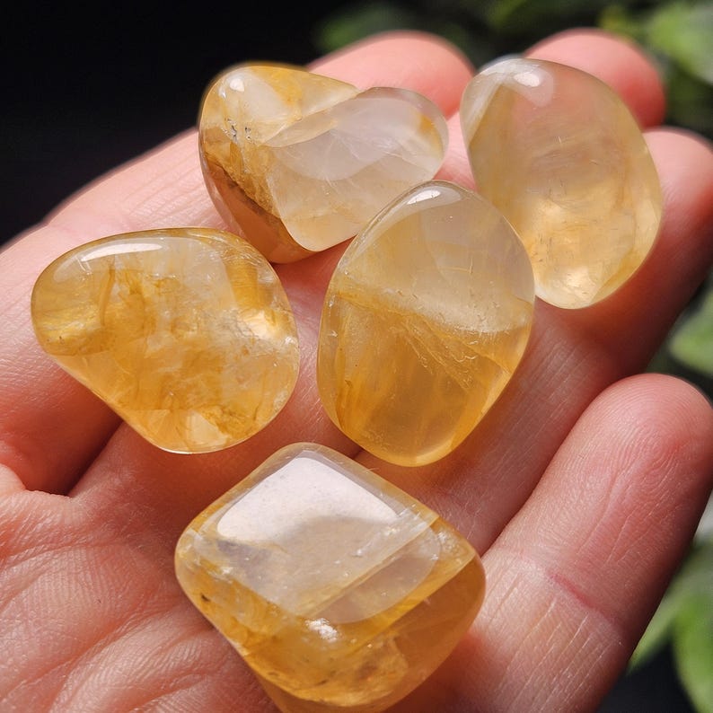 Golden Healer Quartz Crystal, Choose Your Quantity - Yellow Hematoid Quartz from Madagascar, Gold Healer Crystal image 8