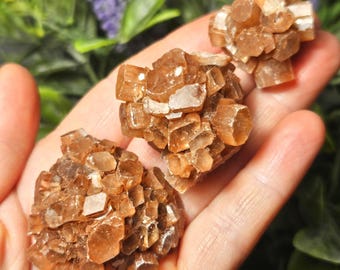 Cúmulo estelar de aragonito - Cúmulo de aragonito - Cristal de aragonito - Aragonito - Piedra de aragonito - Aragonito natural - Ejemplar de aragonito en bruto