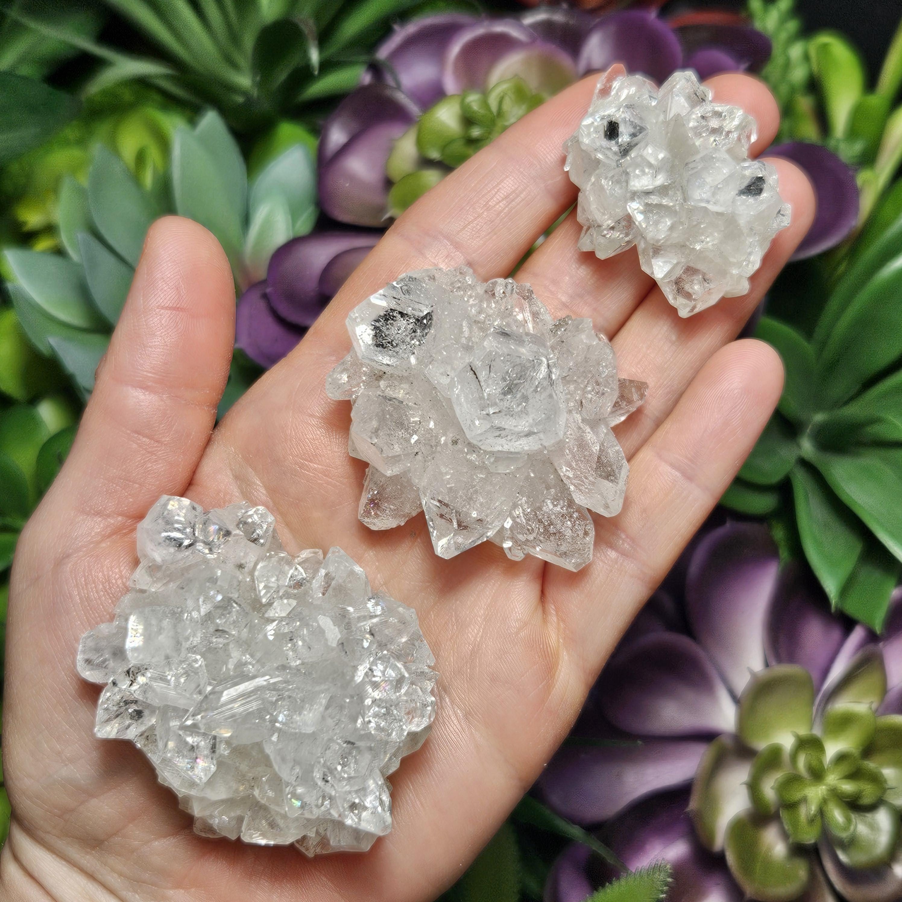 Apophyllite Cluster - AAA Apophyllite Crystal - Apophyllite Stone - Raw Apophyllite - Apophyllite Specimen - Apophyllite Point - Apophyllite