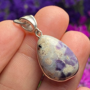 Tiffany Stone Pendant - RARE Crystal - Tiffany Stone Jewelry - Tiffany Stone Necklace - Polished Tiffany Stone - Tiffany Stone Crystal image 9