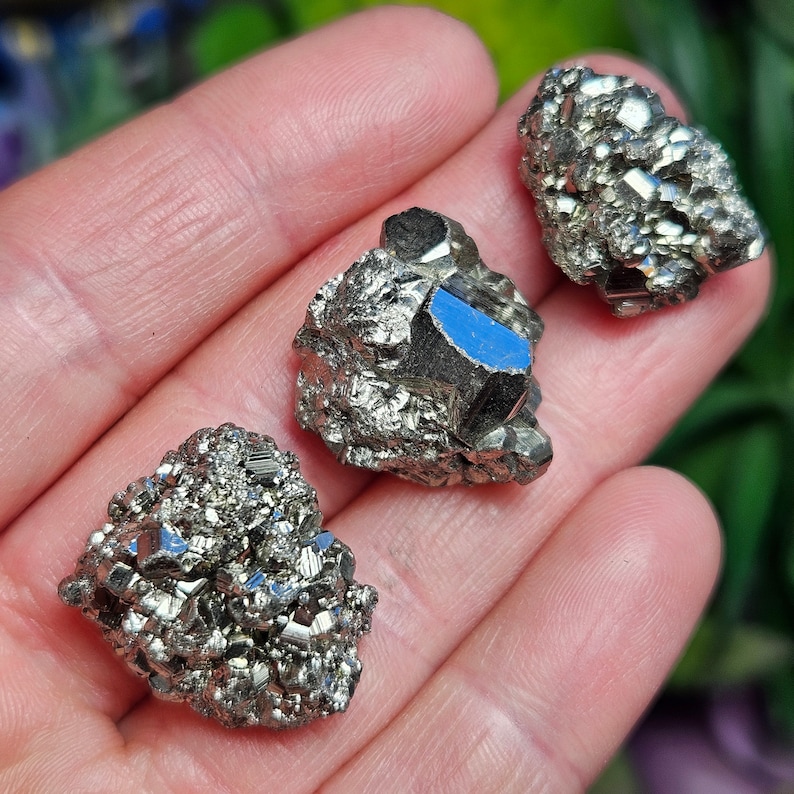 Pyrite Crystal - Pyrite Stone - Fool's Gold Raw Rock - Pyrite Crystals - Pyrite Cluster Quality - Golden Pyrite - Fools Gold Nuggets image 6