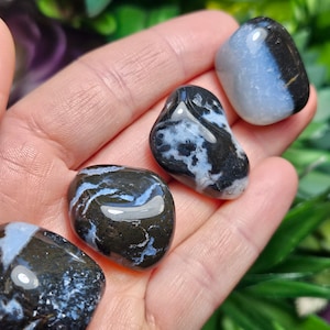 Sardonyx Crystal - Black Sardonyx - Onyx - Polished Sardonyx - Black and White Sardonyx - Natural Sardonyx Stone - Black Sardonyx Crystal