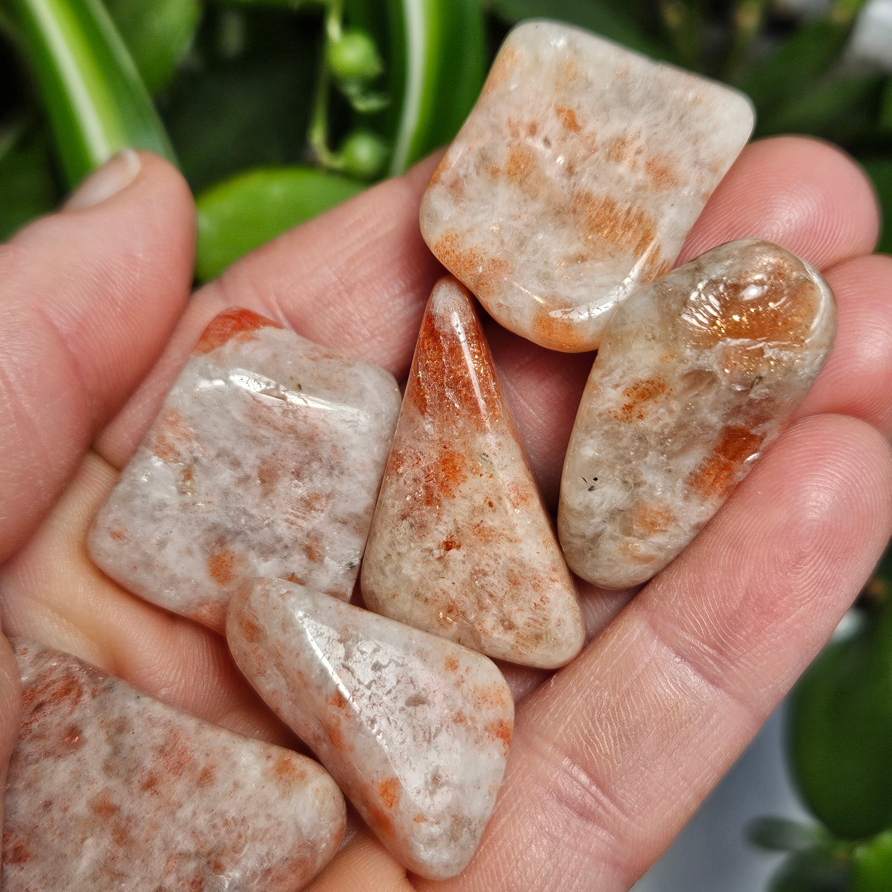 Sunstone Crystal - Sunstone Tumble - Sunstone Gemstone - Tumbled Sun Stone - Natural Sunstone - Sunstone Stone - Polished Sunstone Crystal