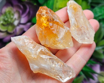 Citrine Crystal - Brazilian Citrine Stone - Citrine Point - Raw Citrine Crystal - Birthstone - Citrine Gemstone - Terminated Citrine
