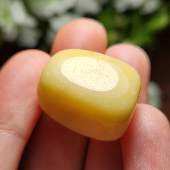 Yellow Jasper Crystal - Tumbled Yellow Jasper - Polished