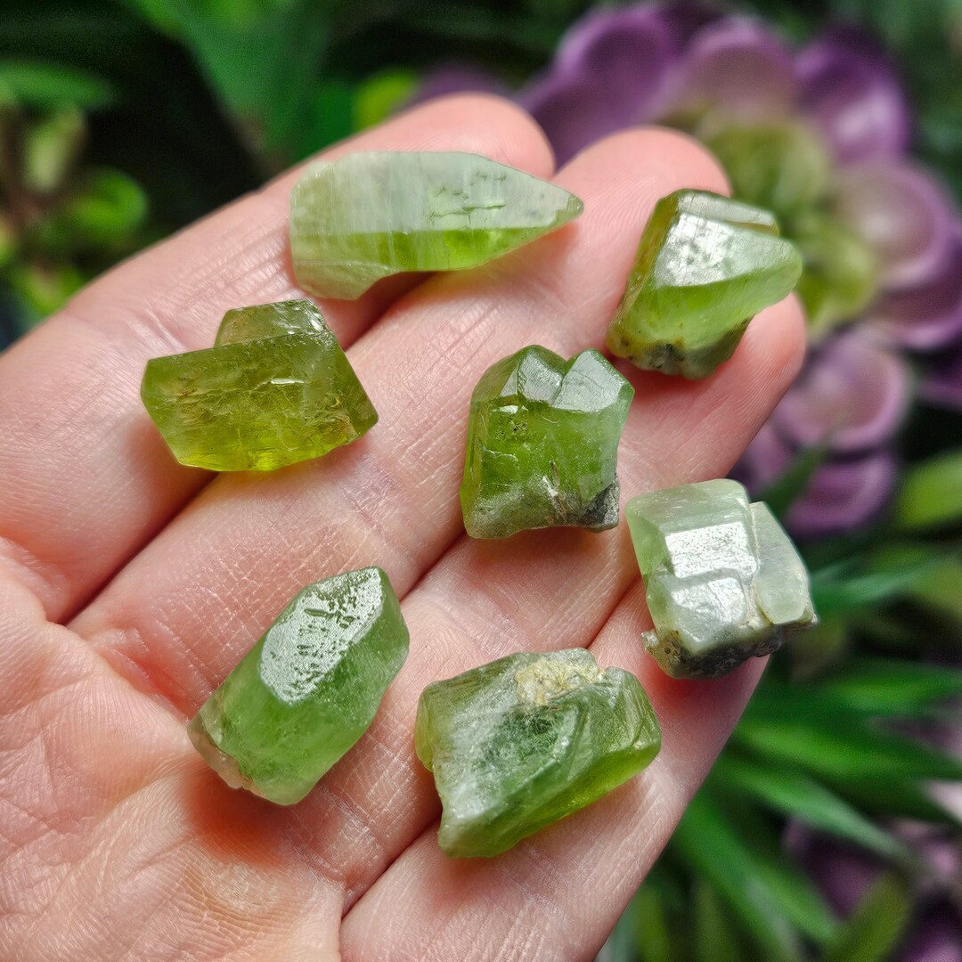 LARGE Terminated Peridot Crystal - Green Peridot - Peridot Crystal ...