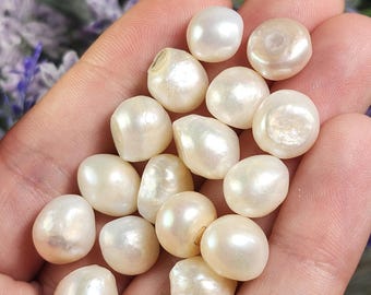 Perla natural, perla de agua dulce genuina, perla cultivada auténtica
