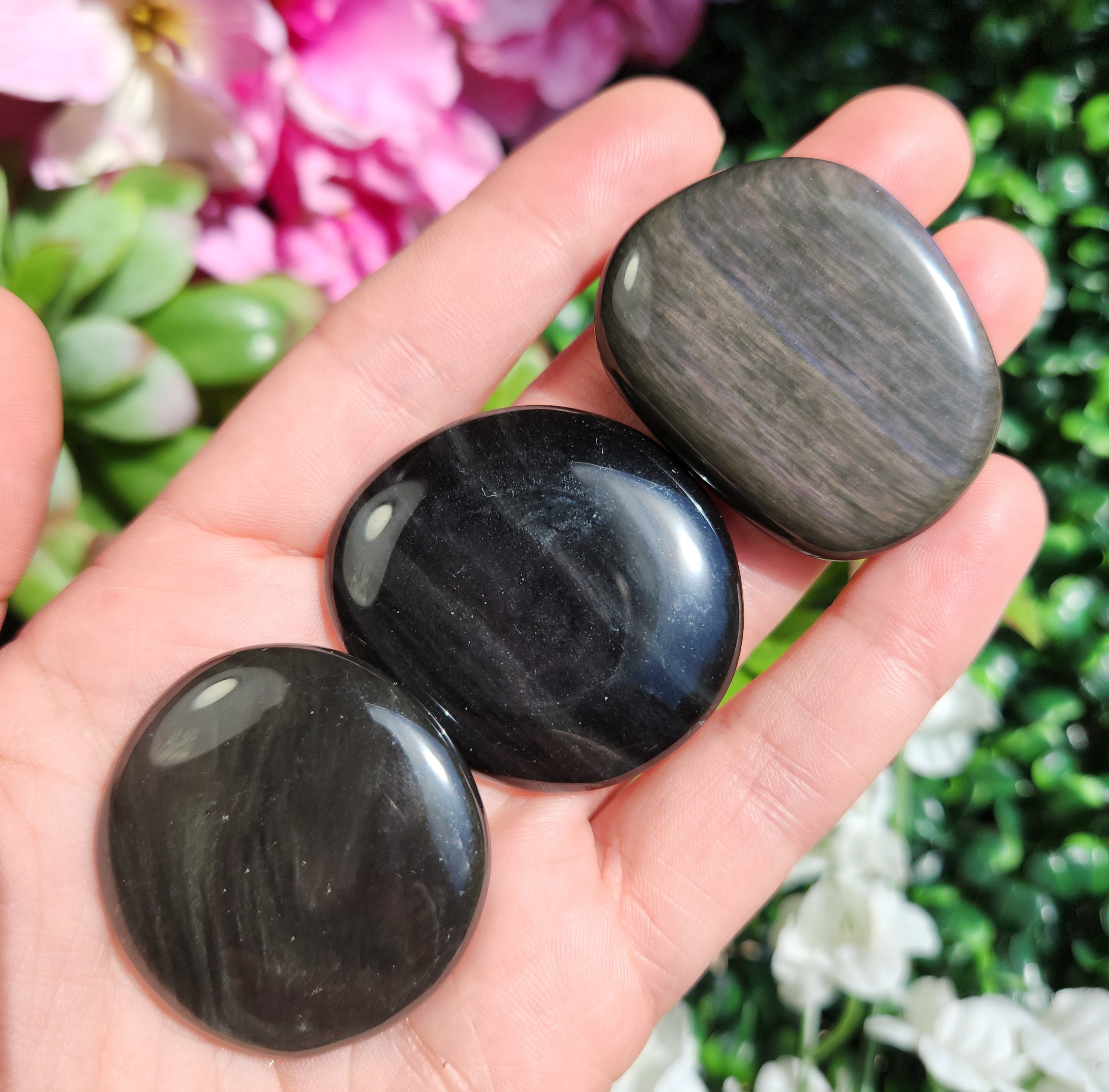 Polished Obsidian Crystal (1.25 Inch) - Etsy