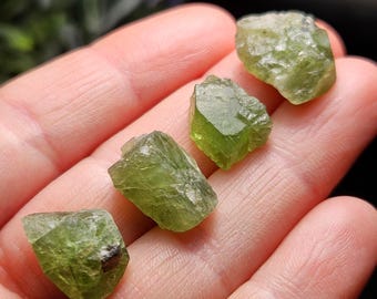 Raw Green Diopside Crystal, Alpine Chrome Diopside Specimen
