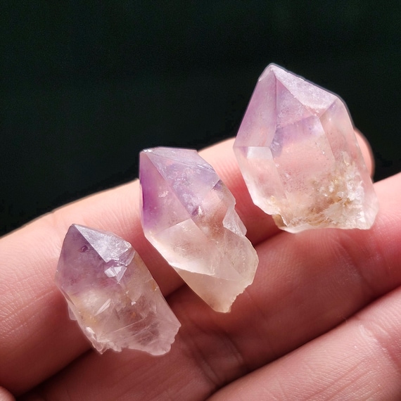 Trapiche Amethyst Stone - Amethyst Phantom Terminated - Brazilian Amethyst Crystal