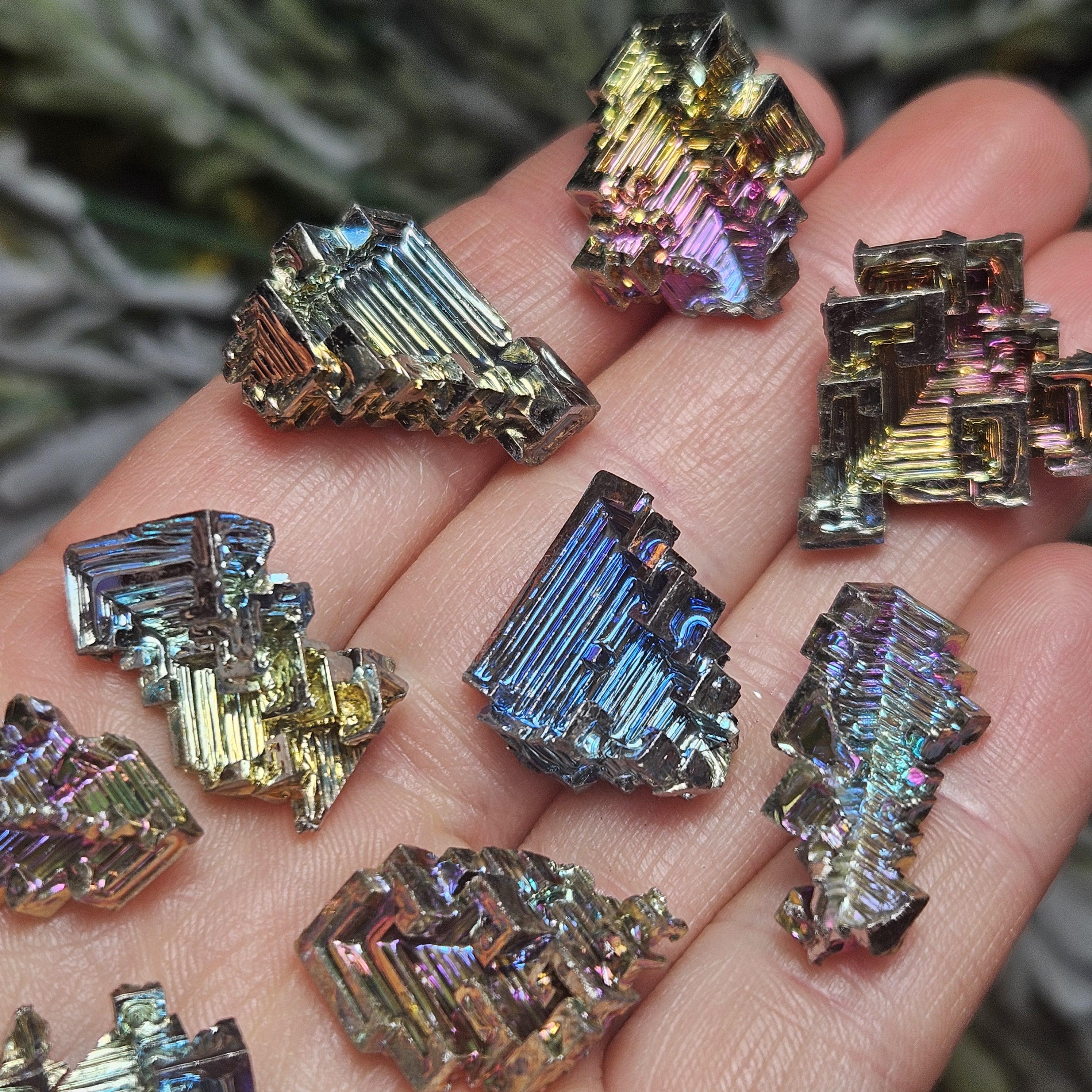 Cristallo Di Bismuto Naturale - Campione Grezzo 5-10g, Decorazione Minerale, Colore Casual - Foto 11