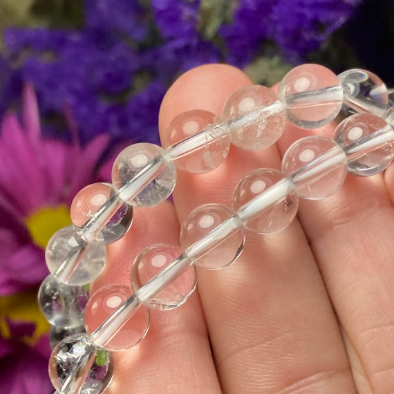Clear Quartz Bead Bracelet, 8mm – Cape Cod Crystals