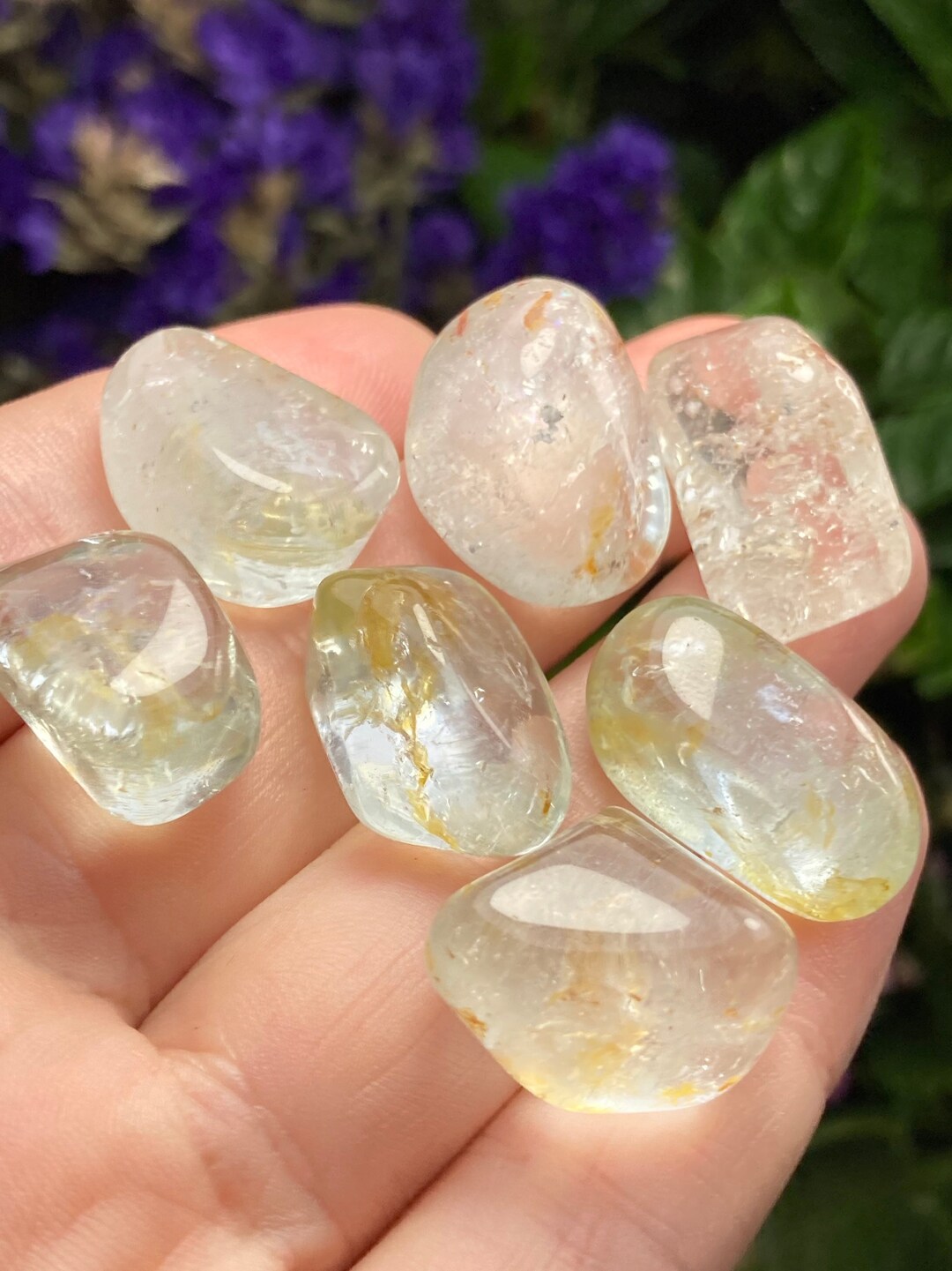 Polished White Topaz Crystal: Natural Topaz Gems From Brazil