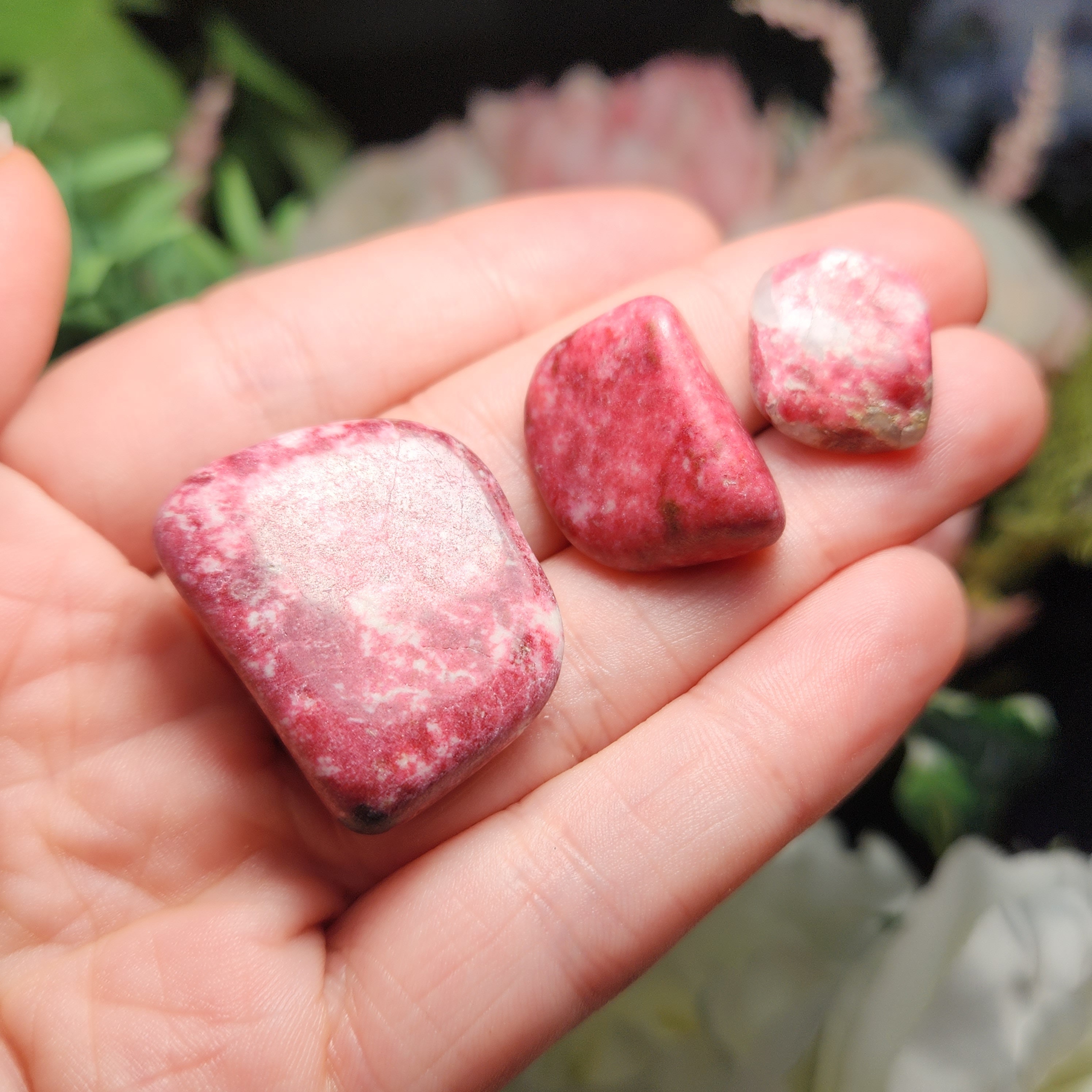 Polished Pink Thulite Crystal Specimen: Norwegian Rosaline Zoisite