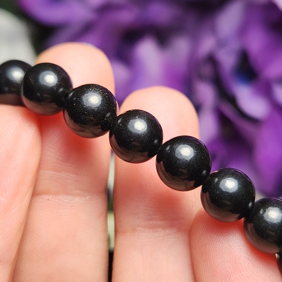 Jet stone bracelet sale