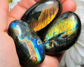 Labradorite Crystal / Labradorite Stone / Polished Labradorite / Labradorite Polished / Labradorite / Labradorite Tumble / Blue Labradorite