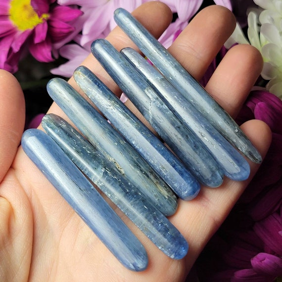 A Quality Polished Blue Kyanite Wands A Quality Polished Blue Kyanite Wands