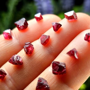 AAA Jedi Red Spinel Crystal Specimen: Burmese Raw Gemstone