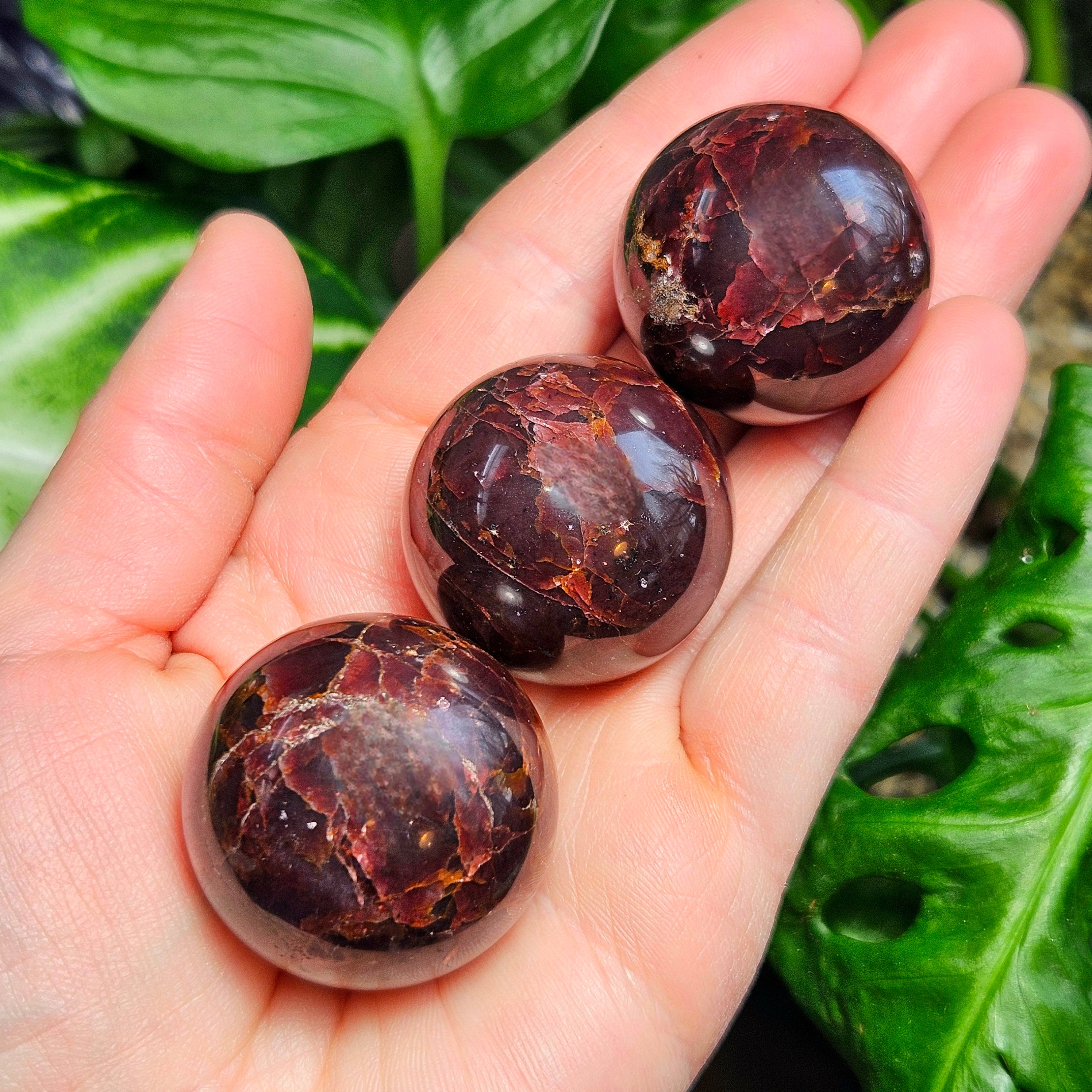 Garnet Sphere - Star Garnet Sphere - Garnet Crystal - Star Garnet