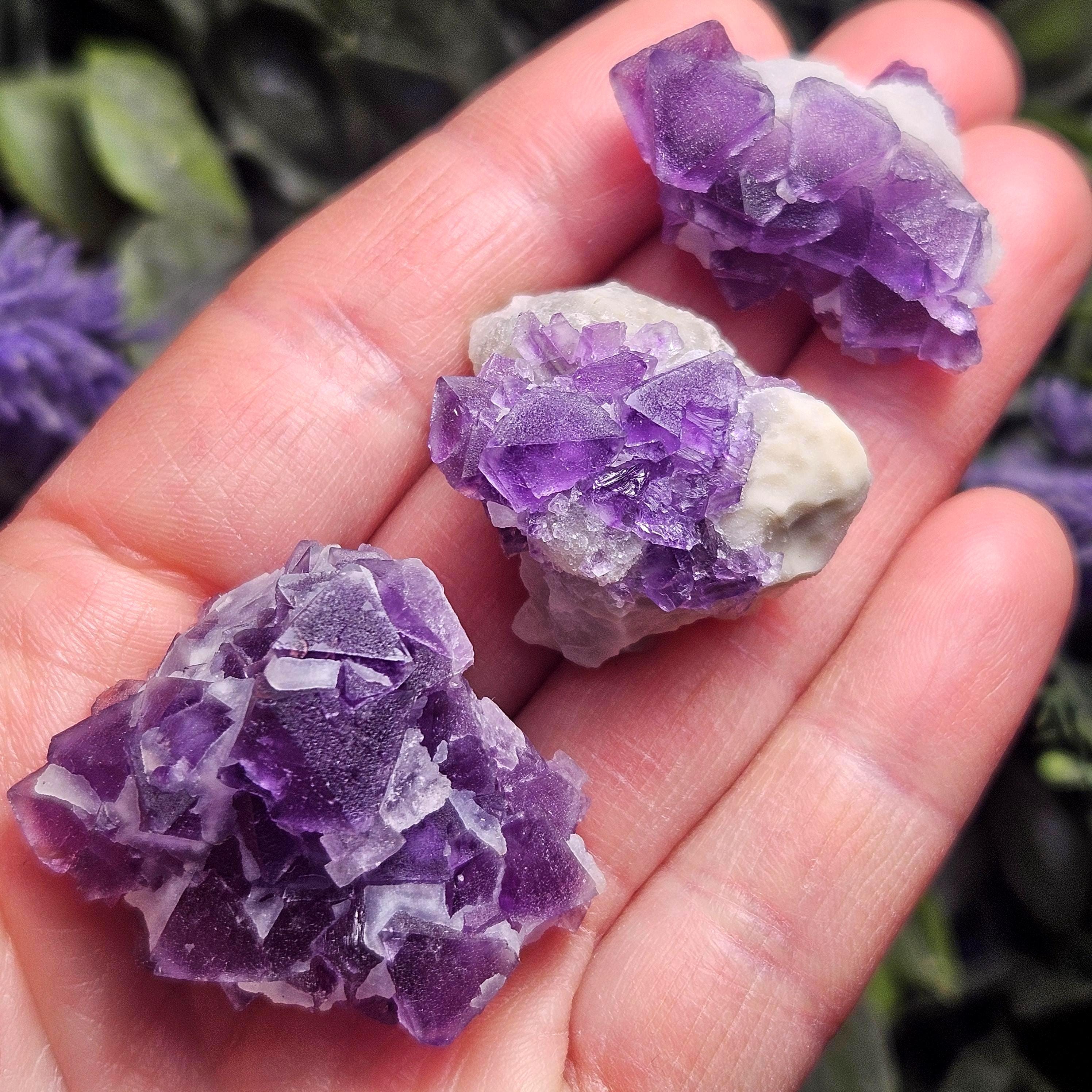 Purple Fluorite Cluster - Etsy