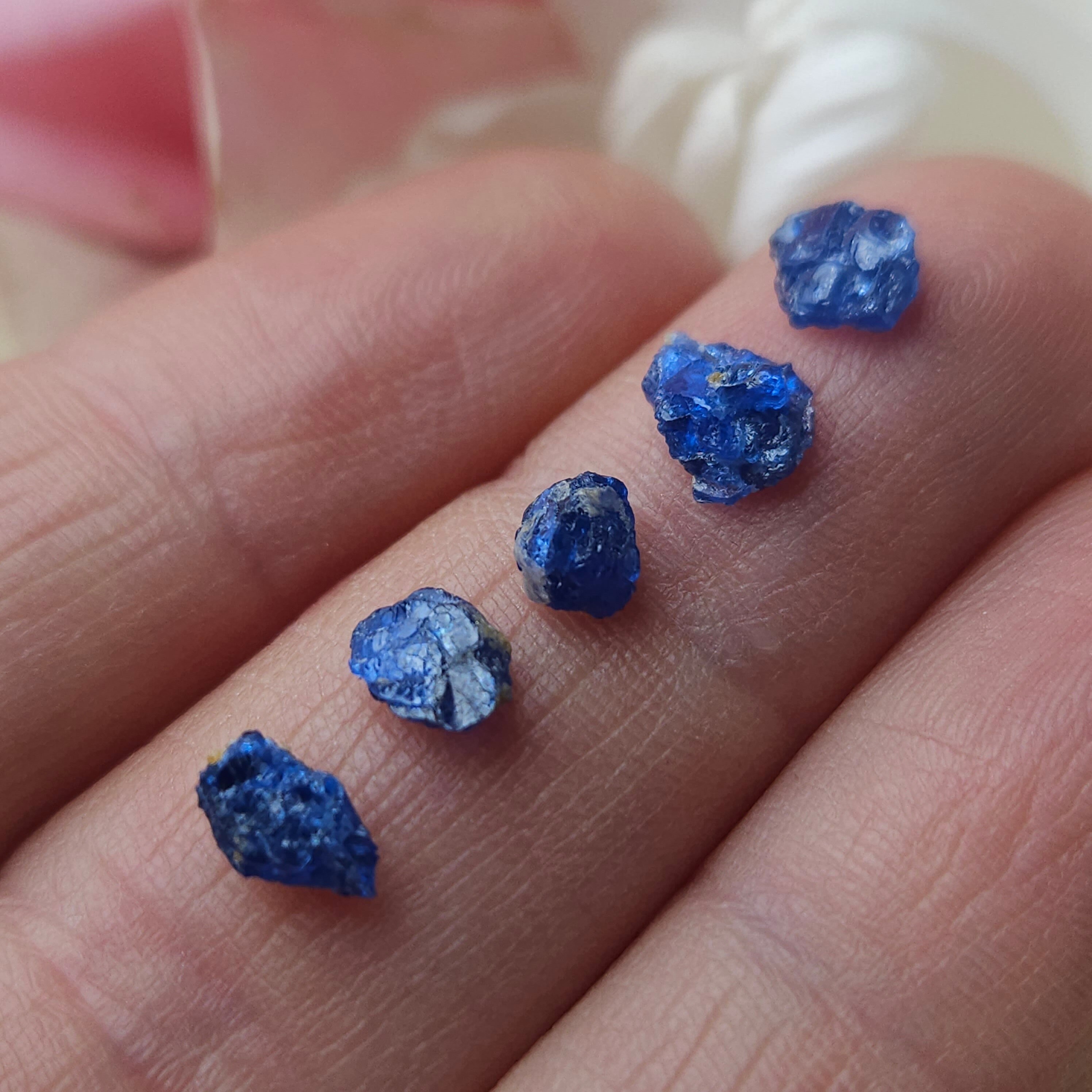 ブルースピネル1.09ctNatural blue Spinel 日本宝石ソー付 ブルー