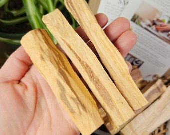 Palo Santo Sticks, Natural Incense Wood, Choose Your Quantity, 3.5–4” Sticks