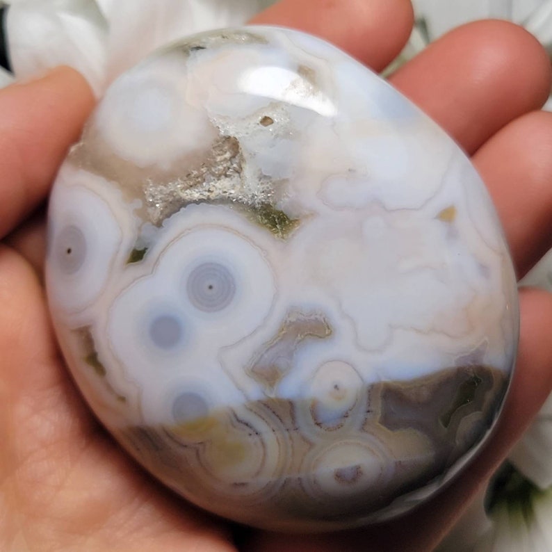 8th VEIN Ocean Jasper / RARE / 8th Vein Ocean Jasper Palm - Etsy