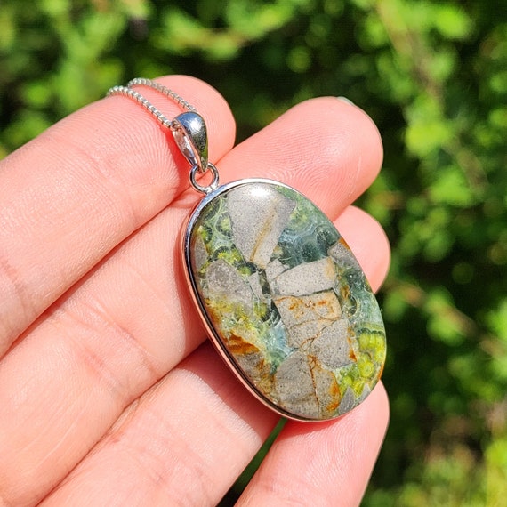 売れ筋アイテムラン Wavellite Pendant - Wavellite Crystal - Wavellite Necklace ネックレス・ペンダント