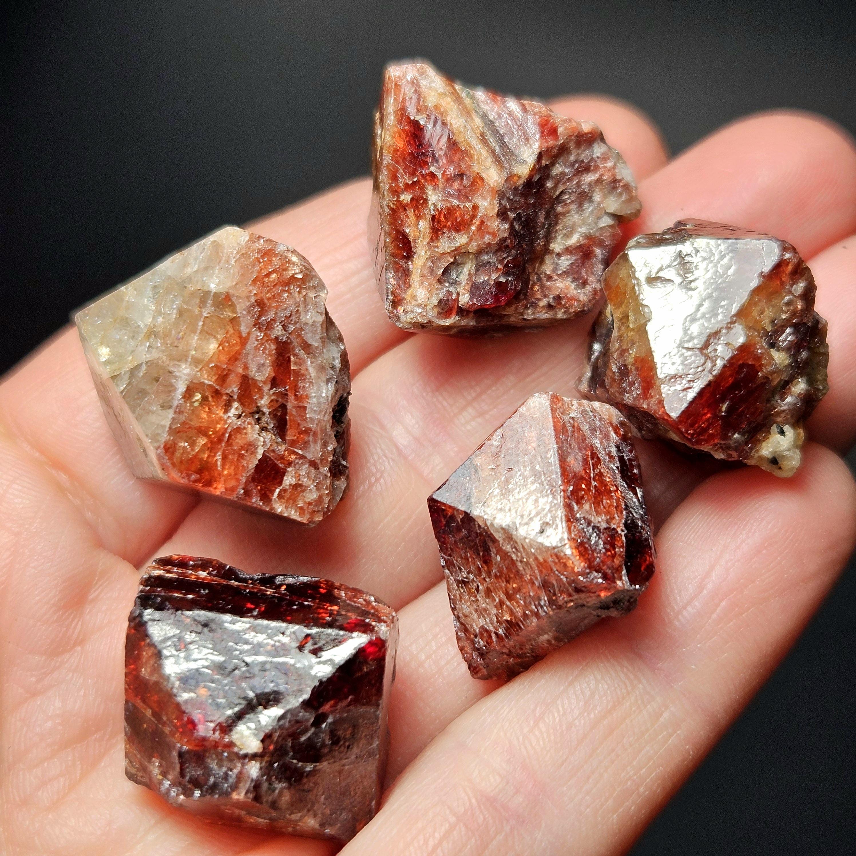 Red Zircon Crystal Specimen: Skardu Himalaya Gemstone (10-16g)