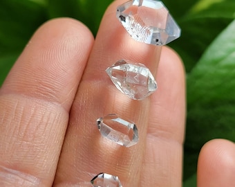 Herkimer Diamant Kristall: Roher Doppelender Quarz aus Herkimer, New York