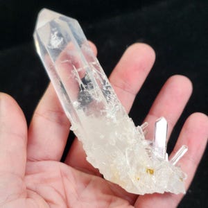 Blauer Nadel Lemurian Quarz Kristall: Kolumbianischer Lemurian Samenstein