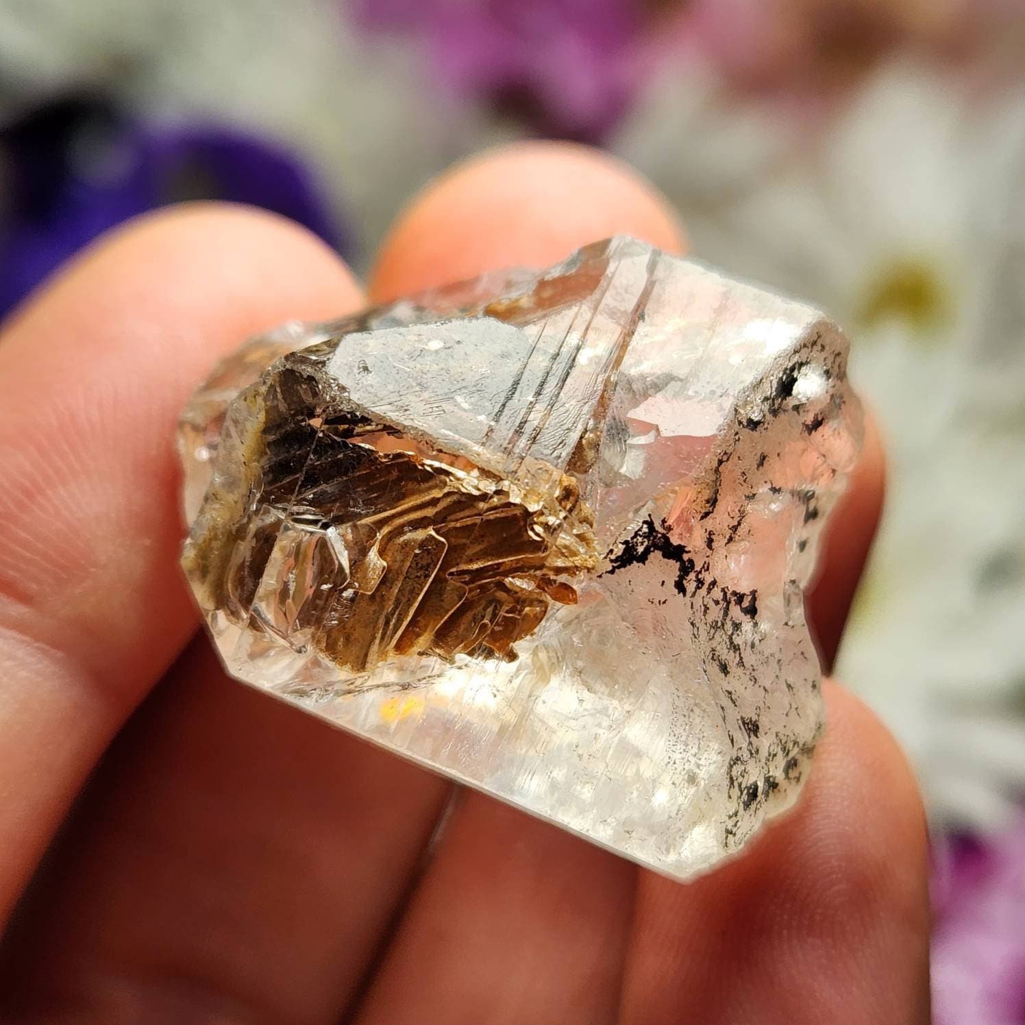 Elestial Quartz: clear type] ブレスレット
