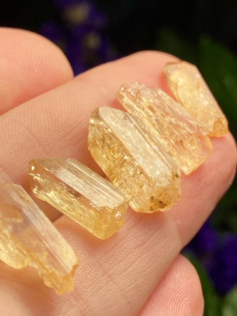 Golden Topaz Crystal / Imperial Topaz / Natural Topaz / Yellow image 6