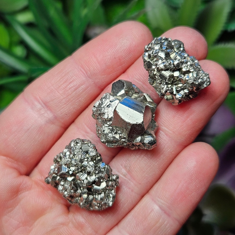 Pyrite Crystal - Pyrite Stone - Fool's Gold Raw Rock - Pyrite Crystals - Pyrite Cluster Quality - Golden Pyrite - Fools Gold Nuggets image 1