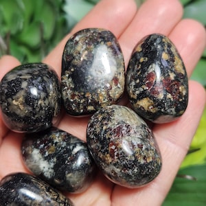 Polished Eudialyte Crystal: Rare UV Reactive Heart Chakra Stone