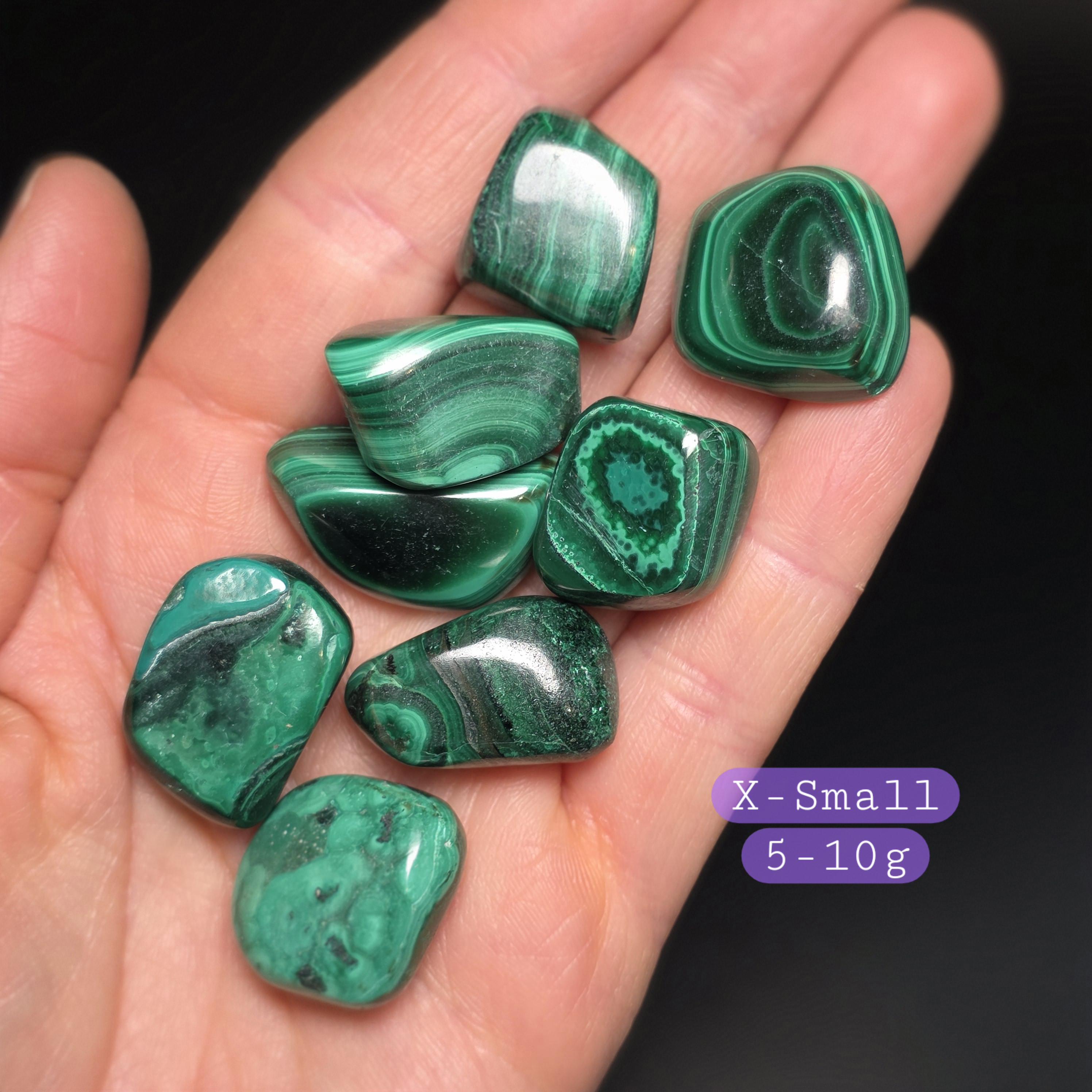 マラカイトクリスタル - タンブルマラカイト - 研磨マラカイト