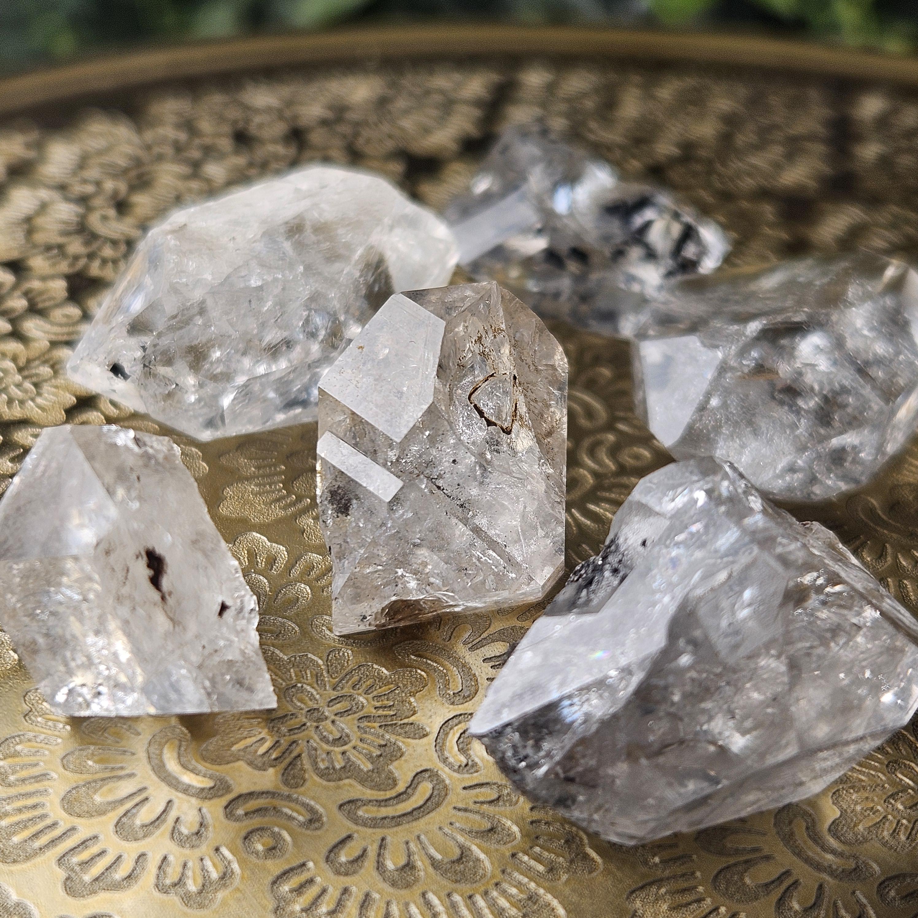 ハーキマーダイヤモンド標本：ニューヨーク産クォーツクリスタル（0.75