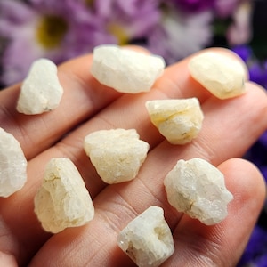White Phenacite Crystal Specimen: Raw Nigerian Stone (1-2 gram)