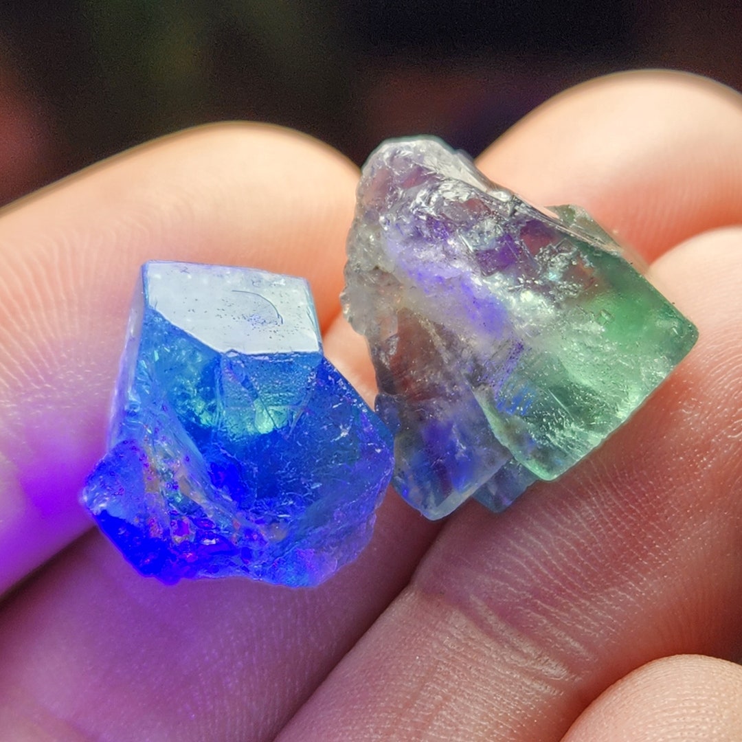 Rogerly Mine Fluorite / COLOR CHANGING Fluorite / Fluorite England / Green Fluorite / Purple