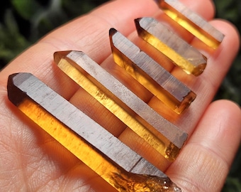 Natural Congo Citrine Crystal, Raw Smoky Citrine Quartz