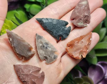 Specimen stenen pijlpunt: jaspis stenen pijlpunt (1&quot;+)