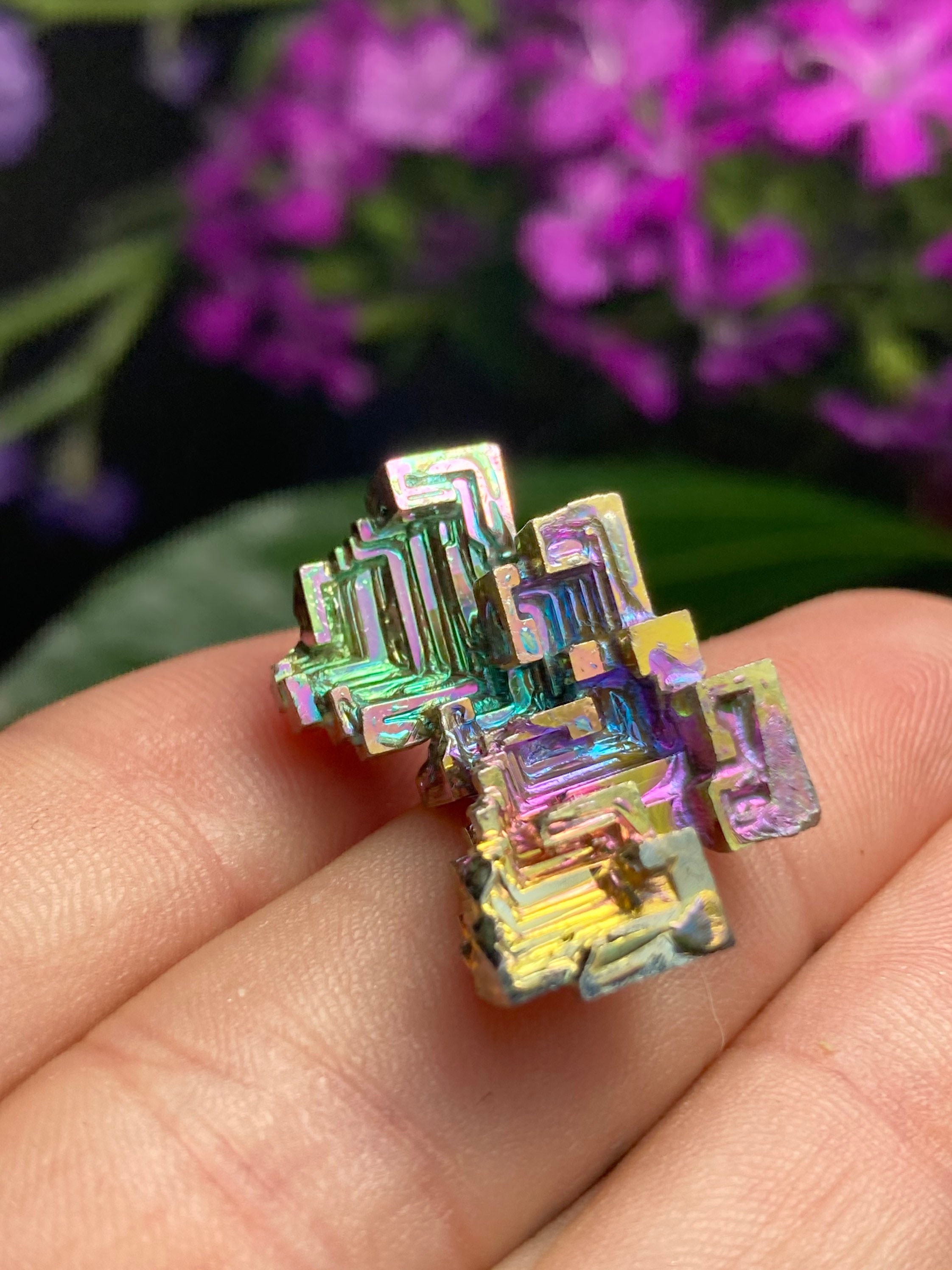 【はこぽす対応商品】 - ビスマス ビスマス結晶 幾何学的形状の石 - ビスマス標本 - 立体・オブジェ