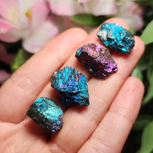 Raw Peacock Ore Specimen: Natural Chalcopyrite, Rainbow Stone