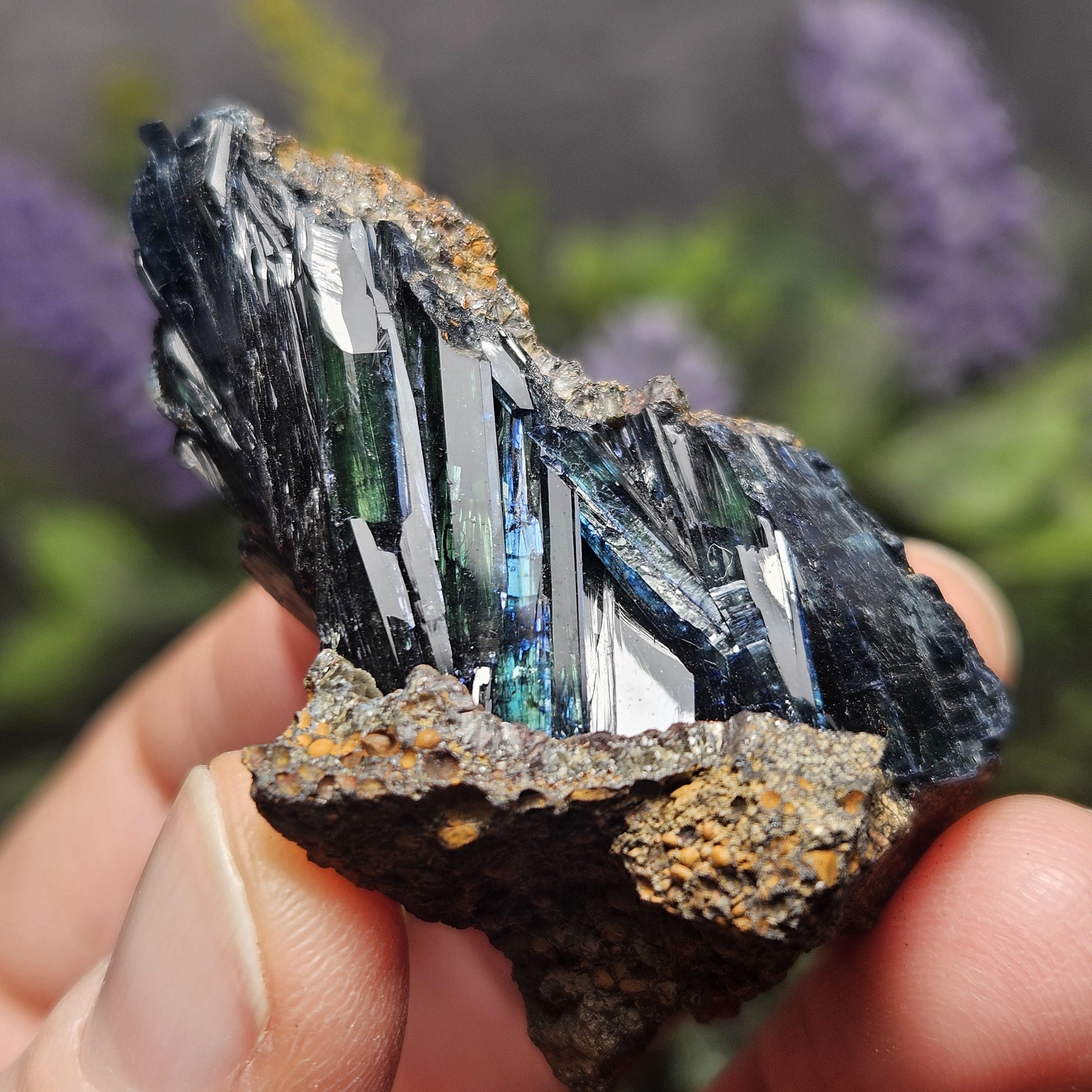 Vivianite Crystal Cluster, Collector's Specimen From Brazil