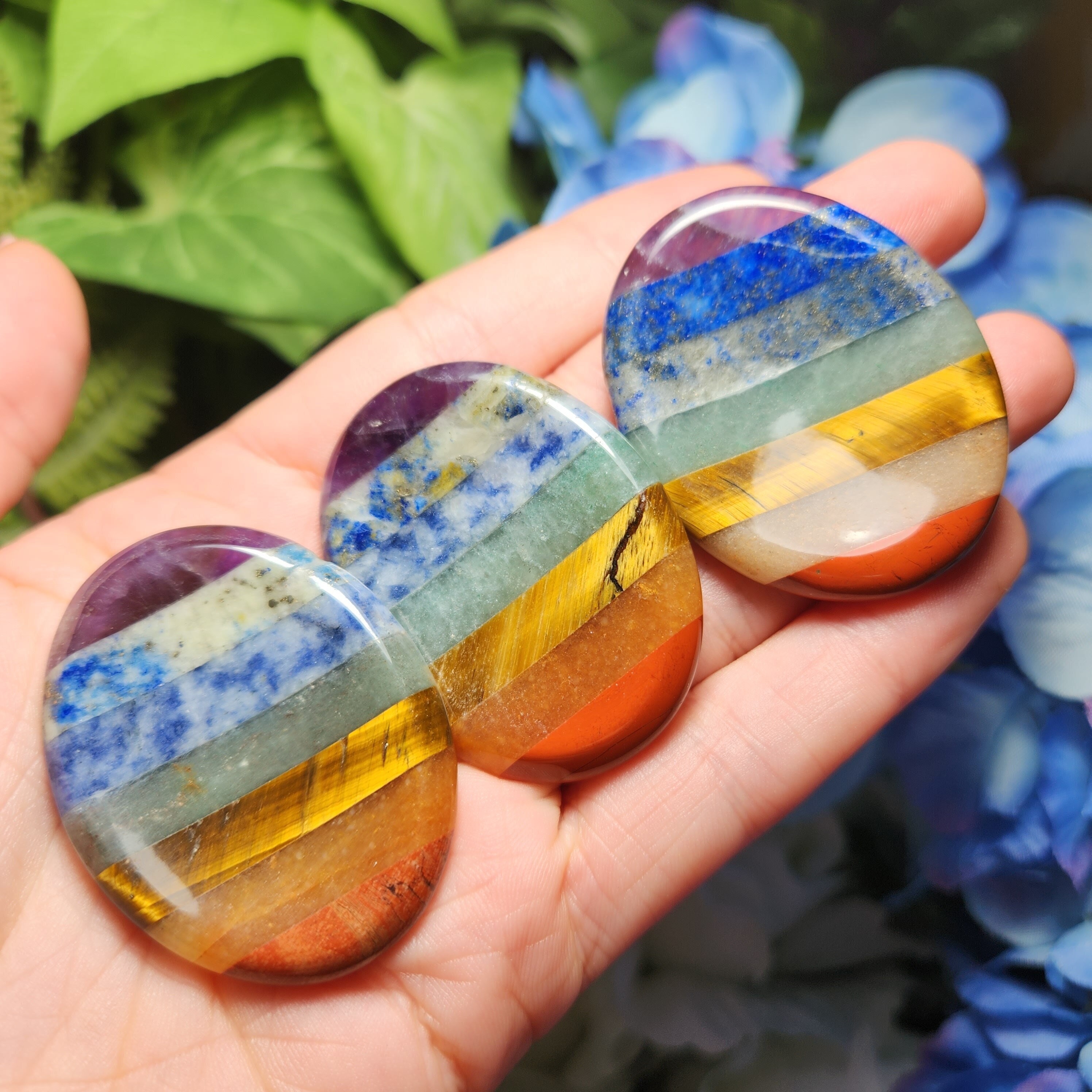 Chakra Worry Stone Chakra Stones Worry Stone Chakra Crystals
