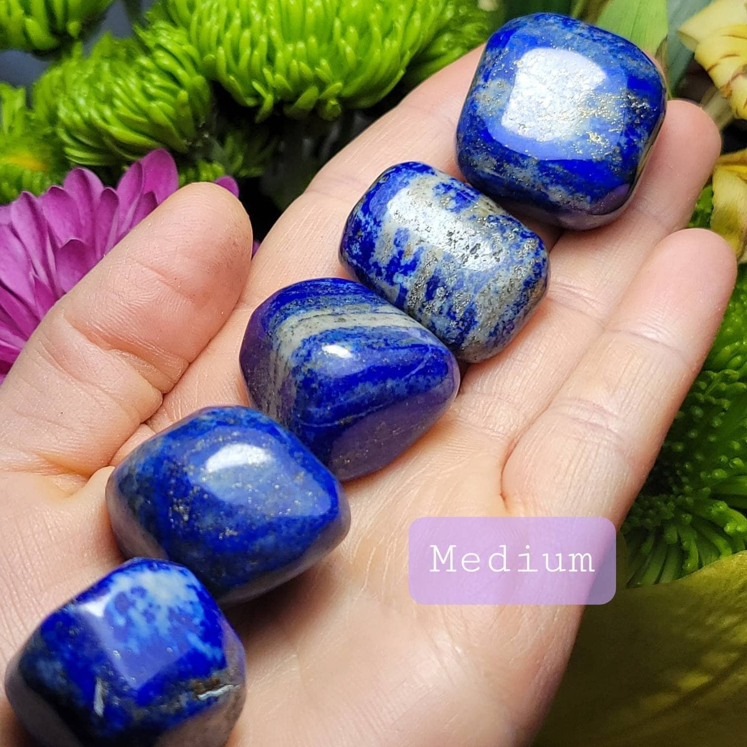 Lapis Lazuli Earth Stones, Wholesale Worry Stones